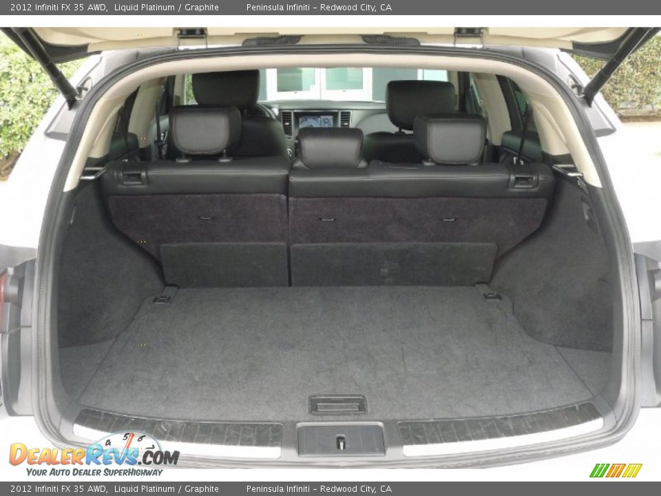 2012 Infiniti FX 35 AWD Liquid Platinum / Graphite Photo #24