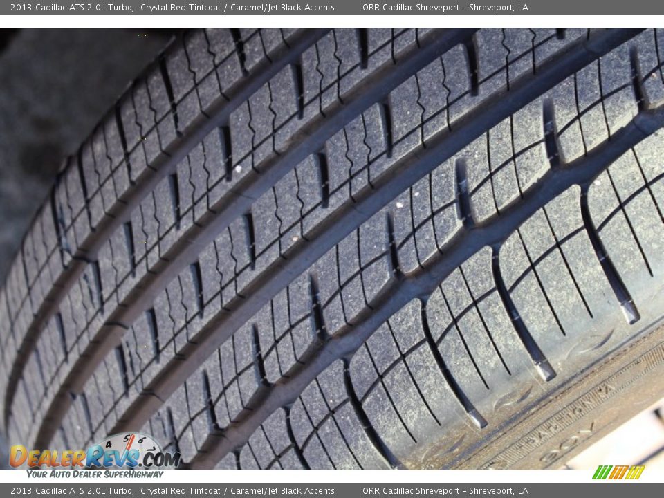 2013 Cadillac ATS 2.0L Turbo Crystal Red Tintcoat / Caramel/Jet Black Accents Photo #11