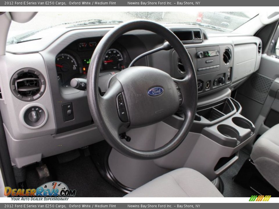 2012 Ford E Series Van E250 Cargo Oxford White / Medium Flint Photo #17