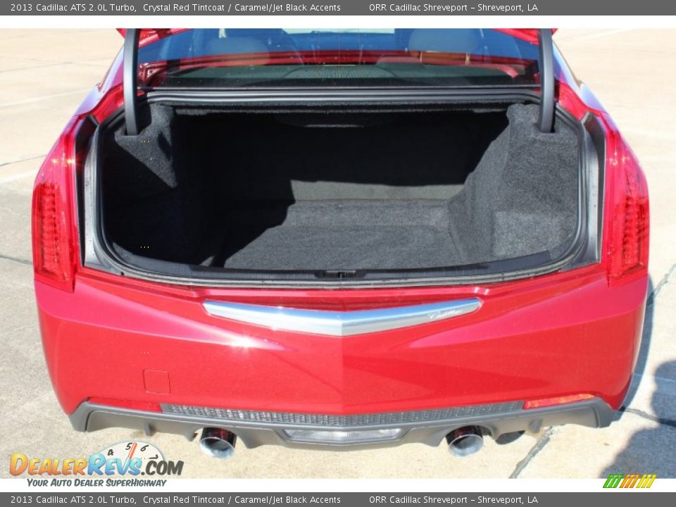 2013 Cadillac ATS 2.0L Turbo Crystal Red Tintcoat / Caramel/Jet Black Accents Photo #23