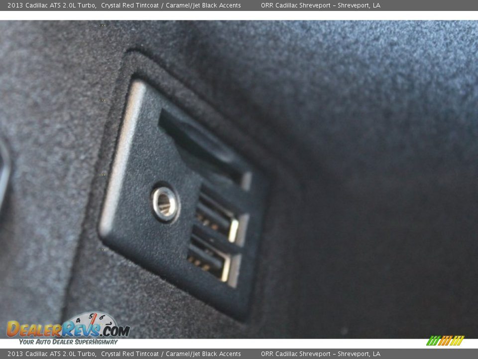 2013 Cadillac ATS 2.0L Turbo Crystal Red Tintcoat / Caramel/Jet Black Accents Photo #28