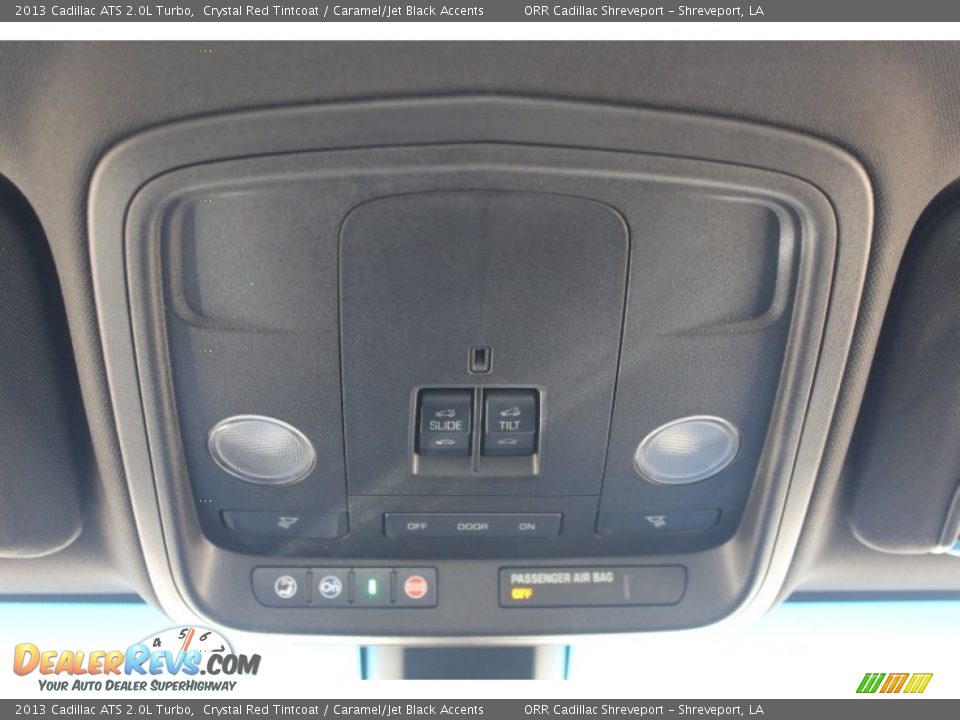 2013 Cadillac ATS 2.0L Turbo Crystal Red Tintcoat / Caramel/Jet Black Accents Photo #29