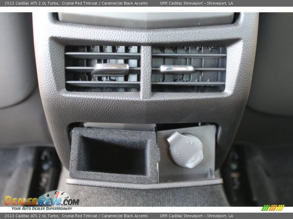 2013 Cadillac ATS 2.0L Turbo Crystal Red Tintcoat / Caramel/Jet Black Accents Photo #31