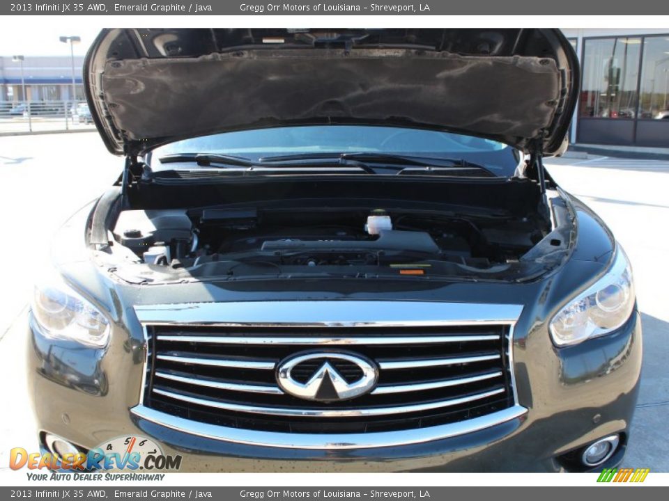 2013 Infiniti JX 35 AWD Emerald Graphite / Java Photo #10