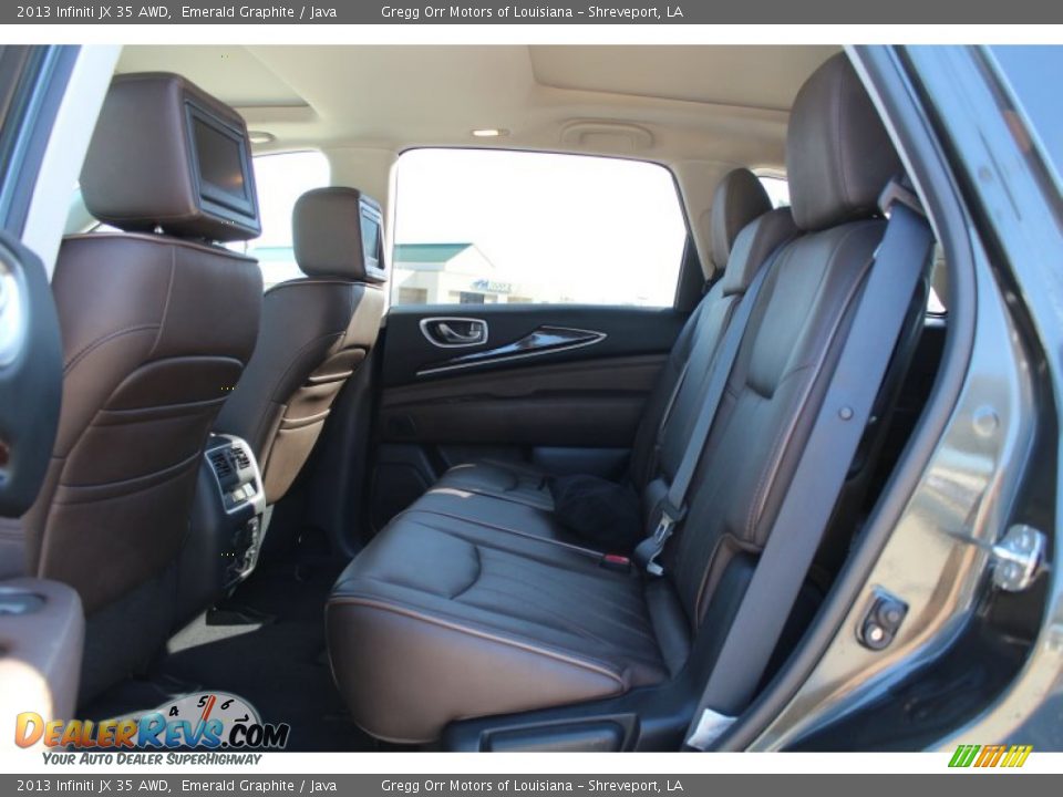 2013 Infiniti JX 35 AWD Emerald Graphite / Java Photo #20