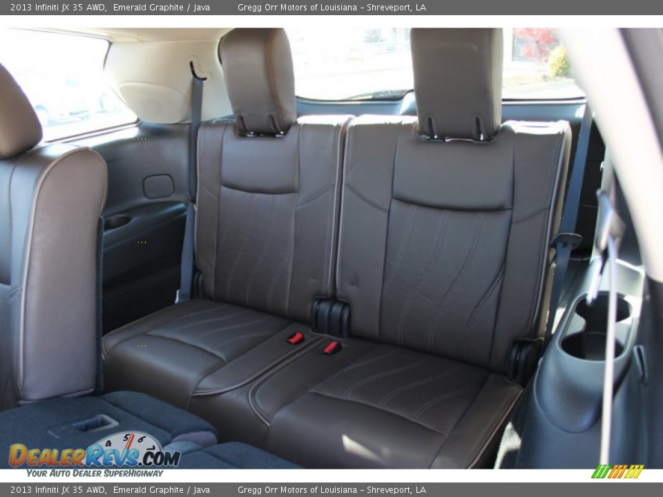 2013 Infiniti JX 35 AWD Emerald Graphite / Java Photo #23