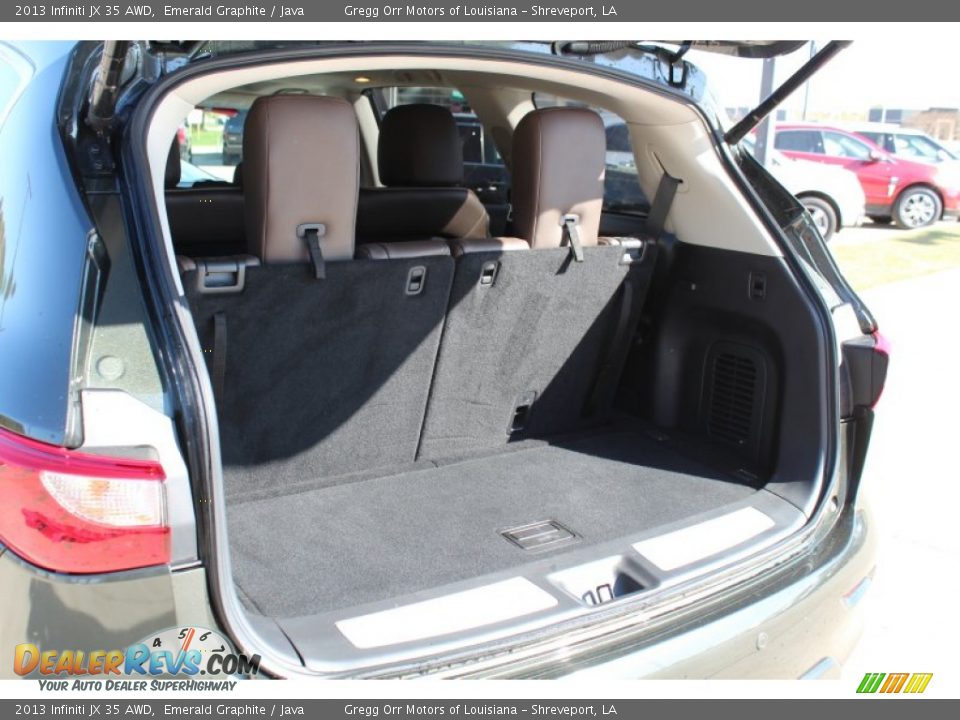 2013 Infiniti JX 35 AWD Emerald Graphite / Java Photo #25