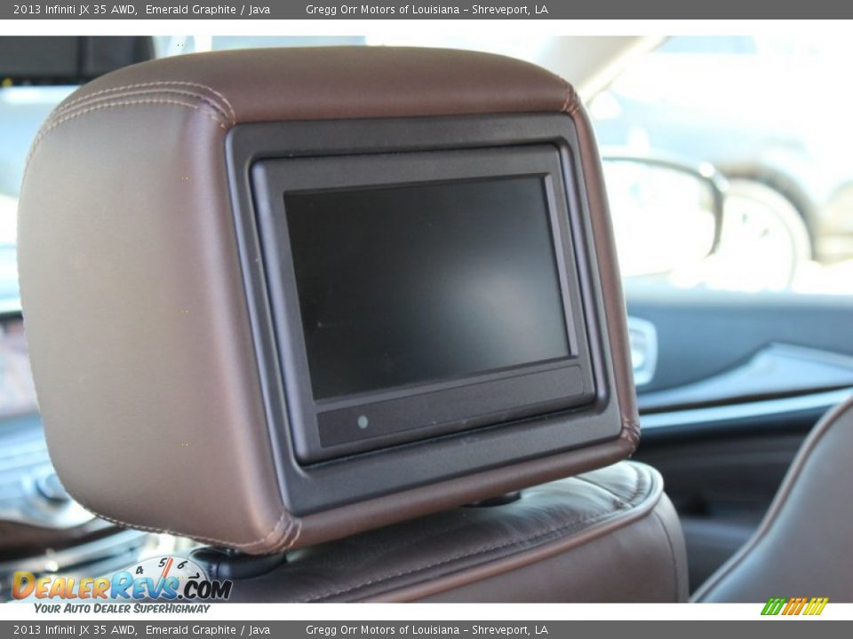 2013 Infiniti JX 35 AWD Emerald Graphite / Java Photo #31