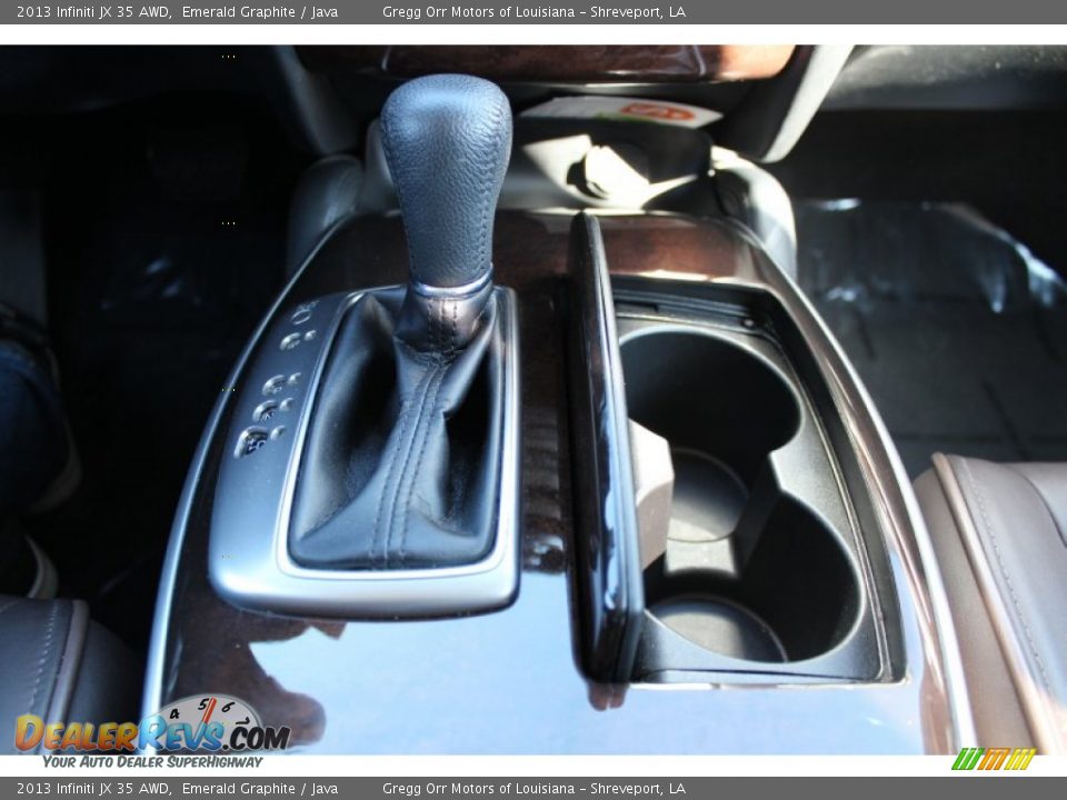 2013 Infiniti JX 35 AWD Emerald Graphite / Java Photo #33