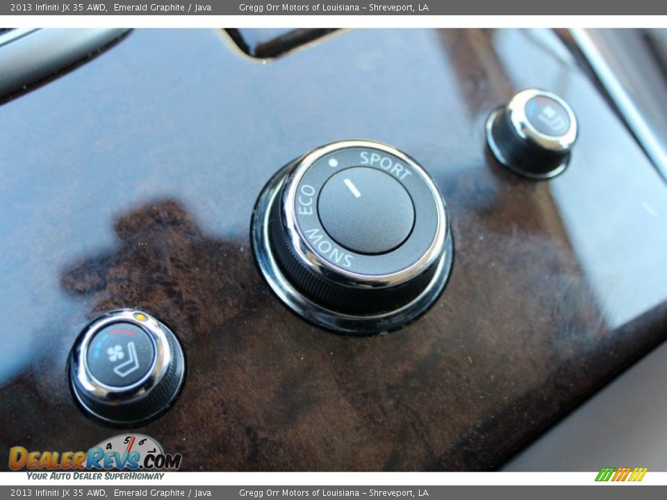 2013 Infiniti JX 35 AWD Emerald Graphite / Java Photo #34