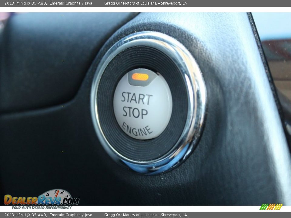 2013 Infiniti JX 35 AWD Emerald Graphite / Java Photo #35