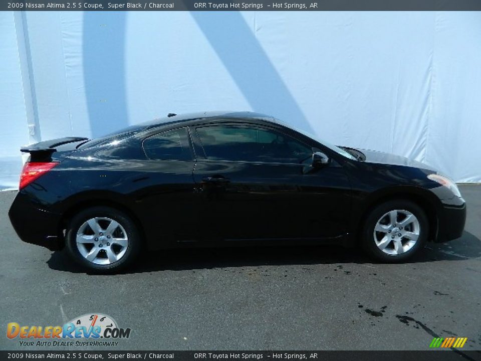 2009 Nissan Altima 2.5 S Coupe Super Black / Charcoal Photo #2