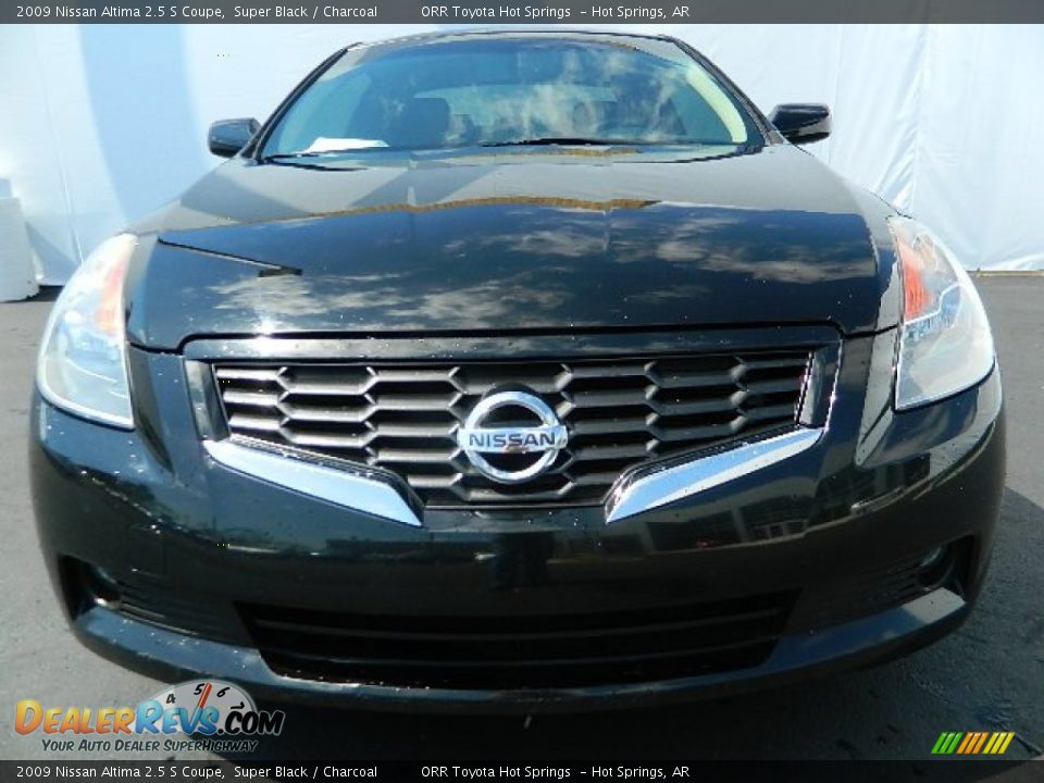 2009 Nissan Altima 2.5 S Coupe Super Black / Charcoal Photo #3