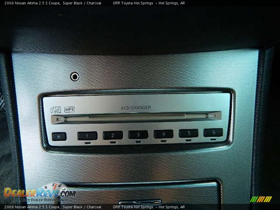 2009 Nissan Altima 2.5 S Coupe Super Black / Charcoal Photo #13