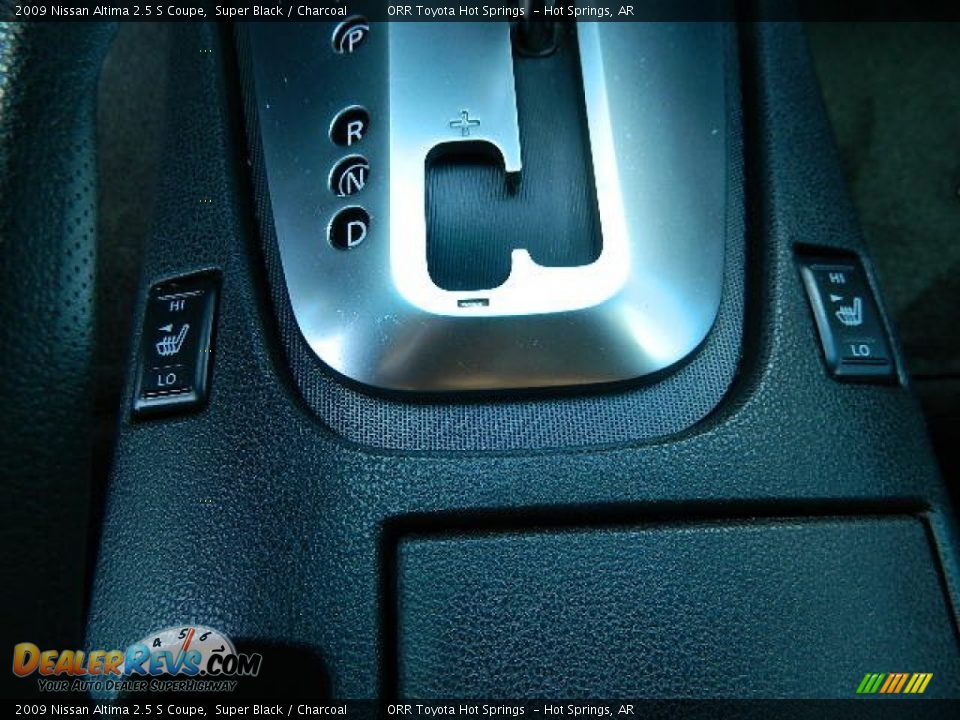 2009 Nissan Altima 2.5 S Coupe Super Black / Charcoal Photo #14