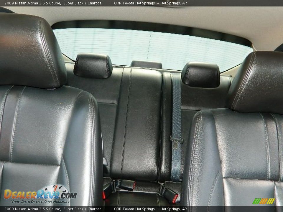 2009 Nissan Altima 2.5 S Coupe Super Black / Charcoal Photo #17