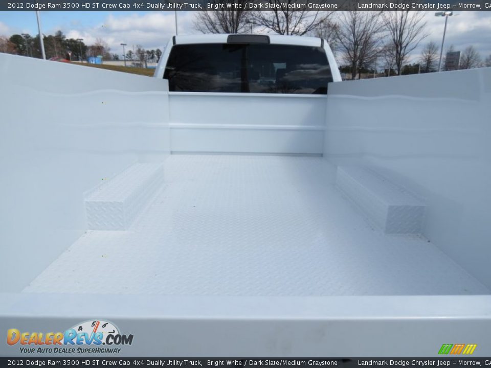 2012 Dodge Ram 3500 HD ST Crew Cab 4x4 Dually Utility Truck Bright White / Dark Slate/Medium Graystone Photo #10