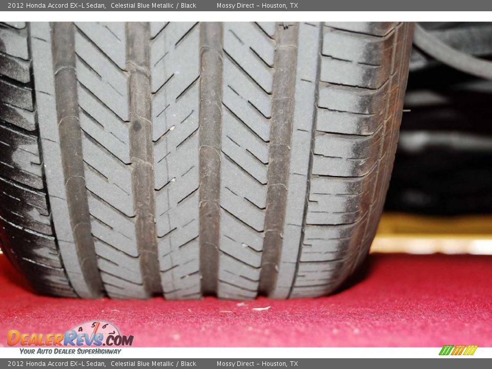 2012 Honda Accord EX-L Sedan Celestial Blue Metallic / Black Photo #7