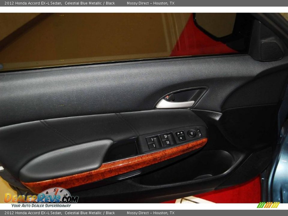 2012 Honda Accord EX-L Sedan Celestial Blue Metallic / Black Photo #9