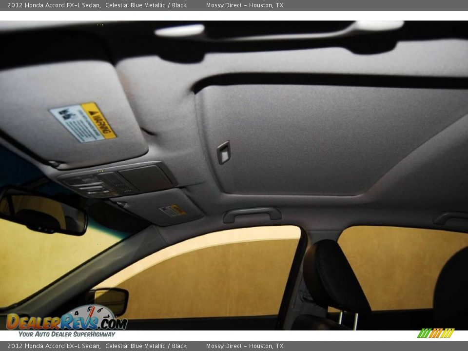2012 Honda Accord EX-L Sedan Celestial Blue Metallic / Black Photo #12