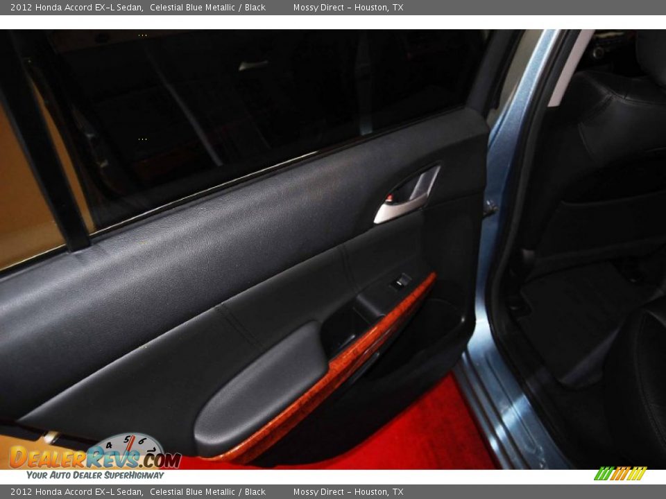 2012 Honda Accord EX-L Sedan Celestial Blue Metallic / Black Photo #14