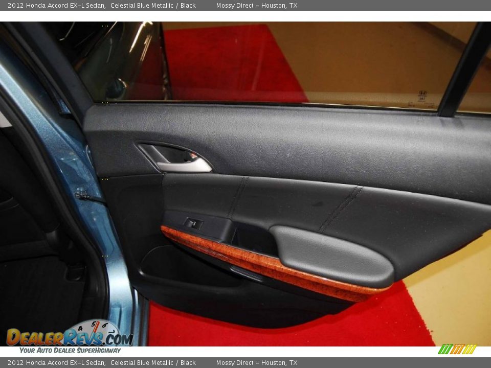 2012 Honda Accord EX-L Sedan Celestial Blue Metallic / Black Photo #17