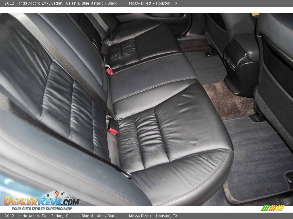 2012 Honda Accord EX-L Sedan Celestial Blue Metallic / Black Photo #18