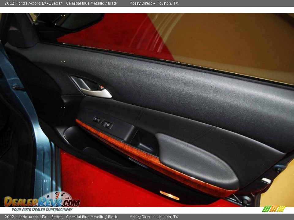 2012 Honda Accord EX-L Sedan Celestial Blue Metallic / Black Photo #19
