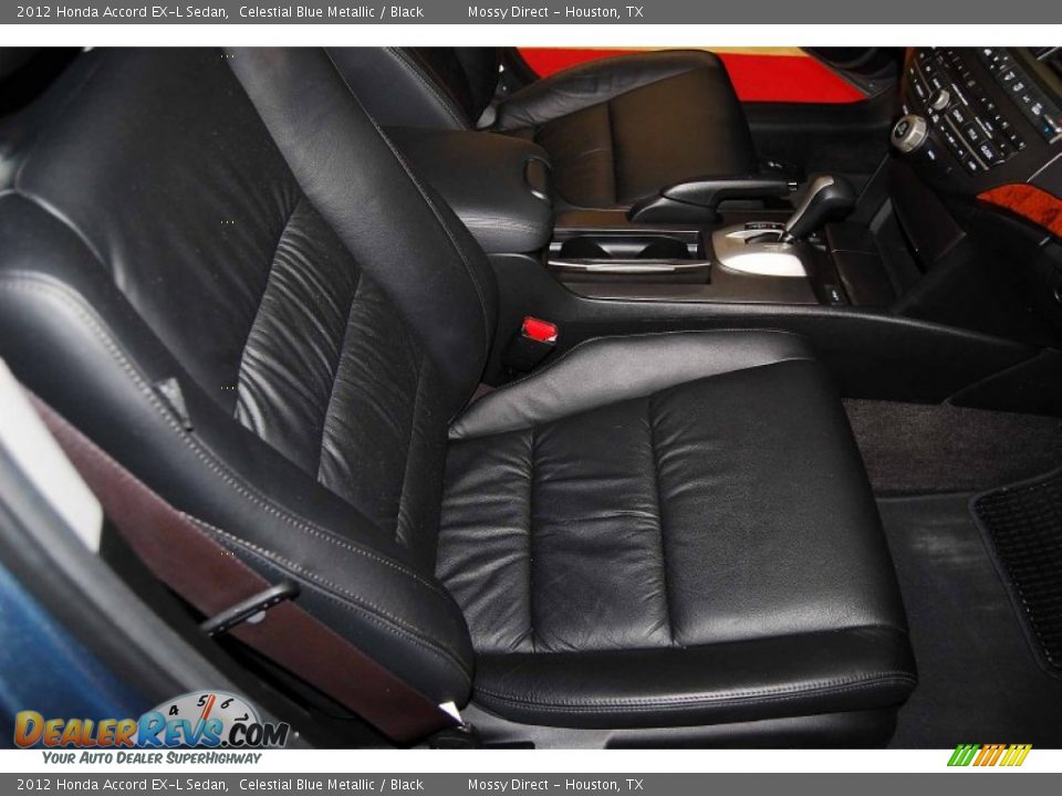 2012 Honda Accord EX-L Sedan Celestial Blue Metallic / Black Photo #20