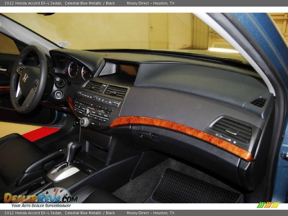 2012 Honda Accord EX-L Sedan Celestial Blue Metallic / Black Photo #21