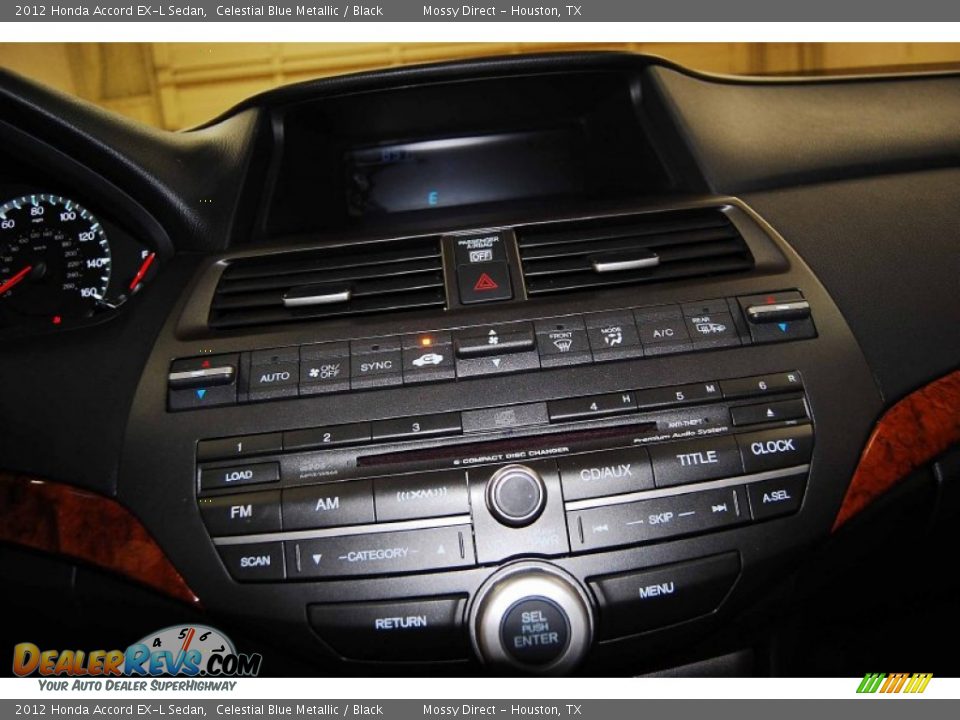 2012 Honda Accord EX-L Sedan Celestial Blue Metallic / Black Photo #23