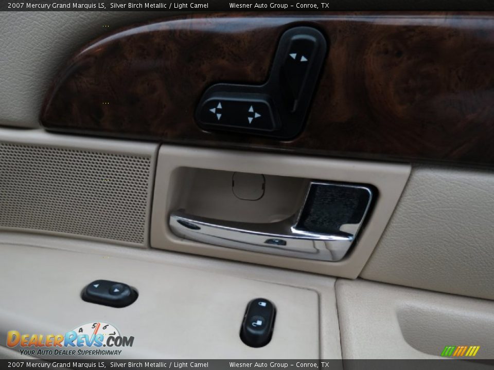 2007 Mercury Grand Marquis LS Silver Birch Metallic / Light Camel Photo #13