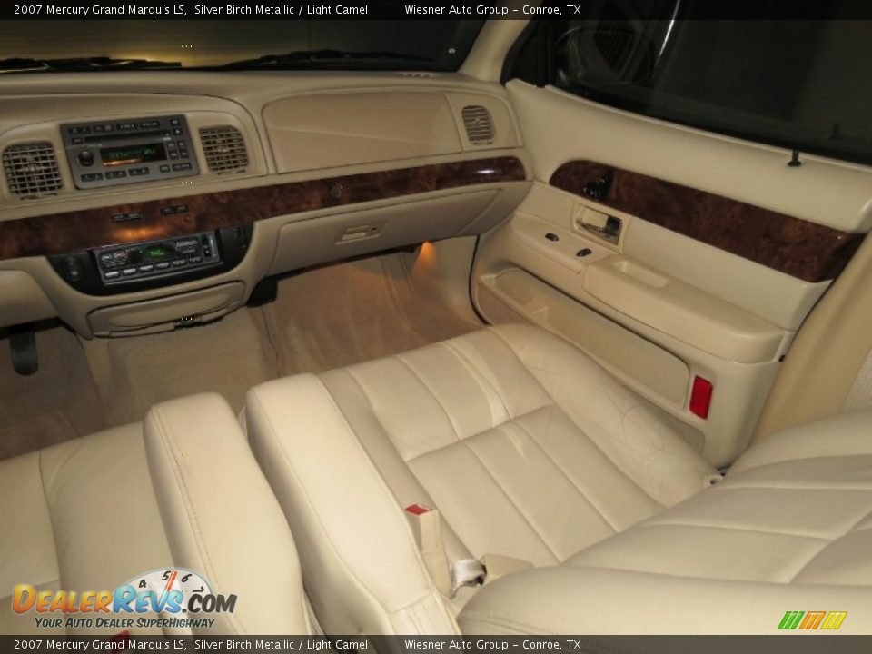 2007 Mercury Grand Marquis LS Silver Birch Metallic / Light Camel Photo #19
