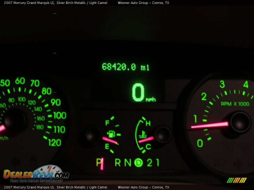 2007 Mercury Grand Marquis LS Silver Birch Metallic / Light Camel Photo #24