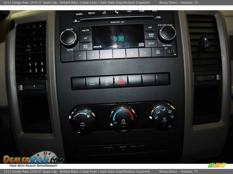 2011 Dodge Ram 1500 ST Quad Cab Brilliant Black Crystal Pearl / Dark Slate Gray/Medium Graystone Photo #20