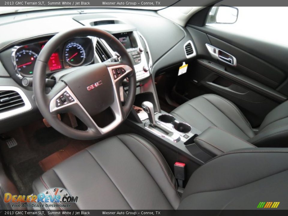 Jet Black Interior - 2013 GMC Terrain SLT Photo #9