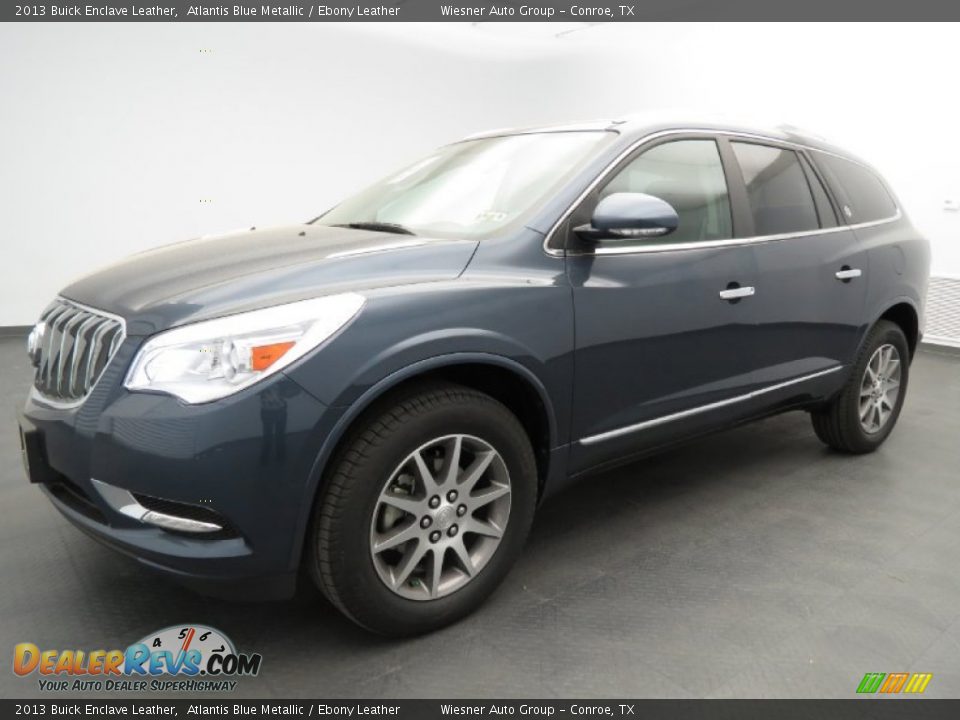 2013 Buick Enclave Leather Atlantis Blue Metallic / Ebony Leather Photo #1