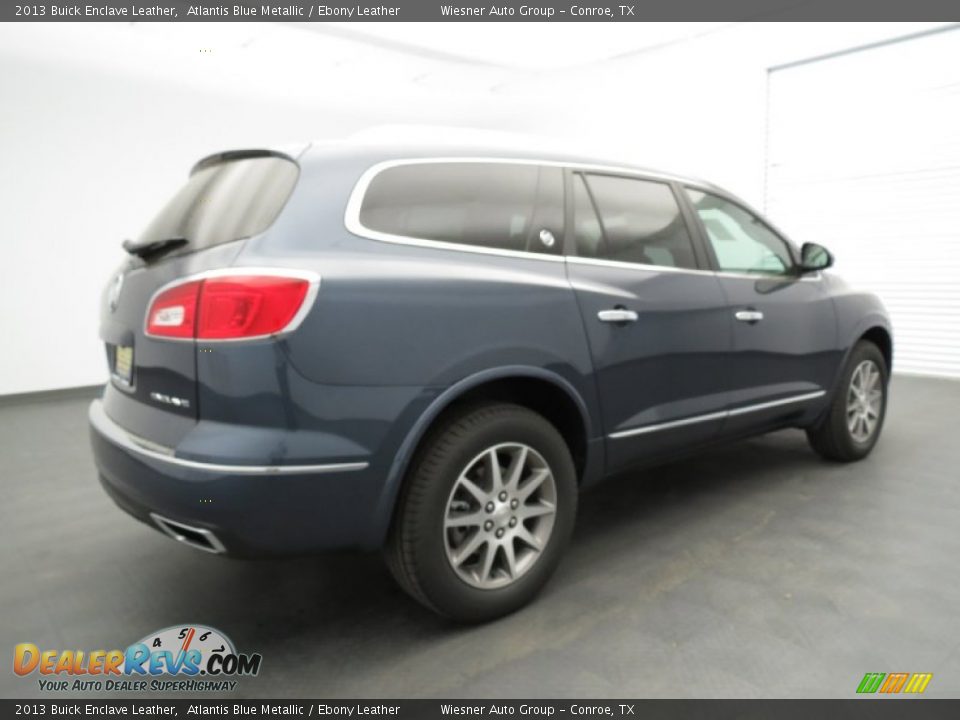 2013 Buick Enclave Leather Atlantis Blue Metallic / Ebony Leather Photo #5