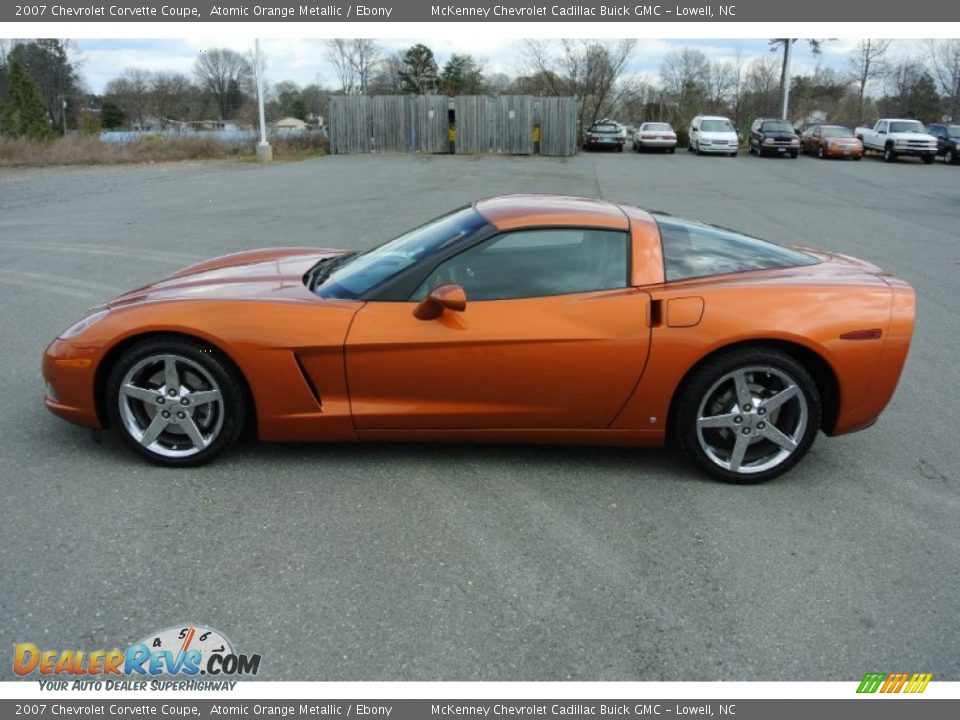 Atomic Orange Metallic 2007 Chevrolet Corvette Coupe Photo #3