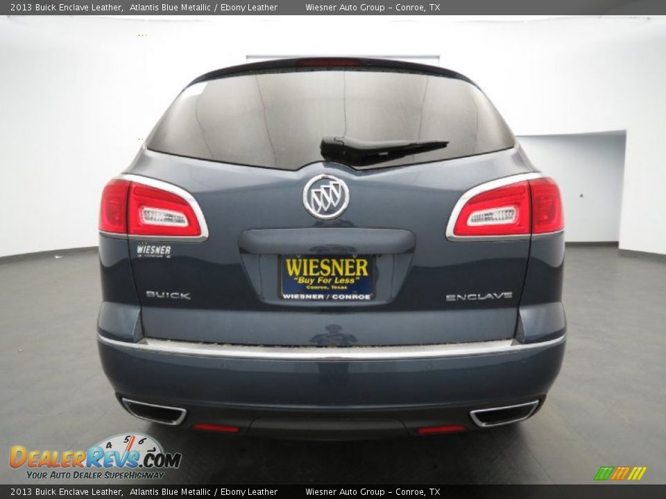 2013 Buick Enclave Leather Atlantis Blue Metallic / Ebony Leather Photo #6