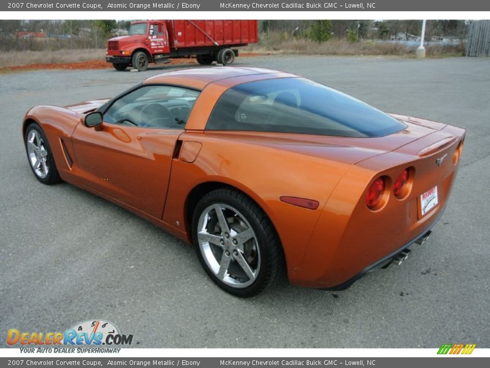 2007 Chevrolet Corvette Coupe Atomic Orange Metallic / Ebony Photo #4