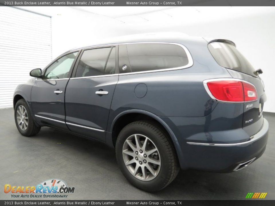 2013 Buick Enclave Leather Atlantis Blue Metallic / Ebony Leather Photo #7