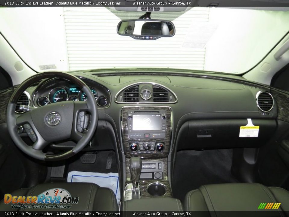 2013 Buick Enclave Leather Atlantis Blue Metallic / Ebony Leather Photo #9