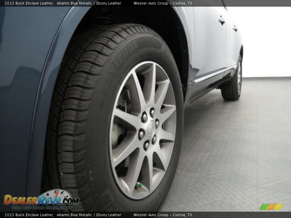 2013 Buick Enclave Leather Atlantis Blue Metallic / Ebony Leather Photo #11