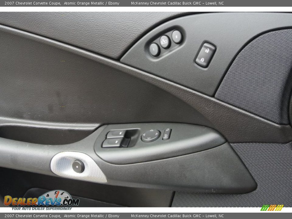 2007 Chevrolet Corvette Coupe Atomic Orange Metallic / Ebony Photo #11