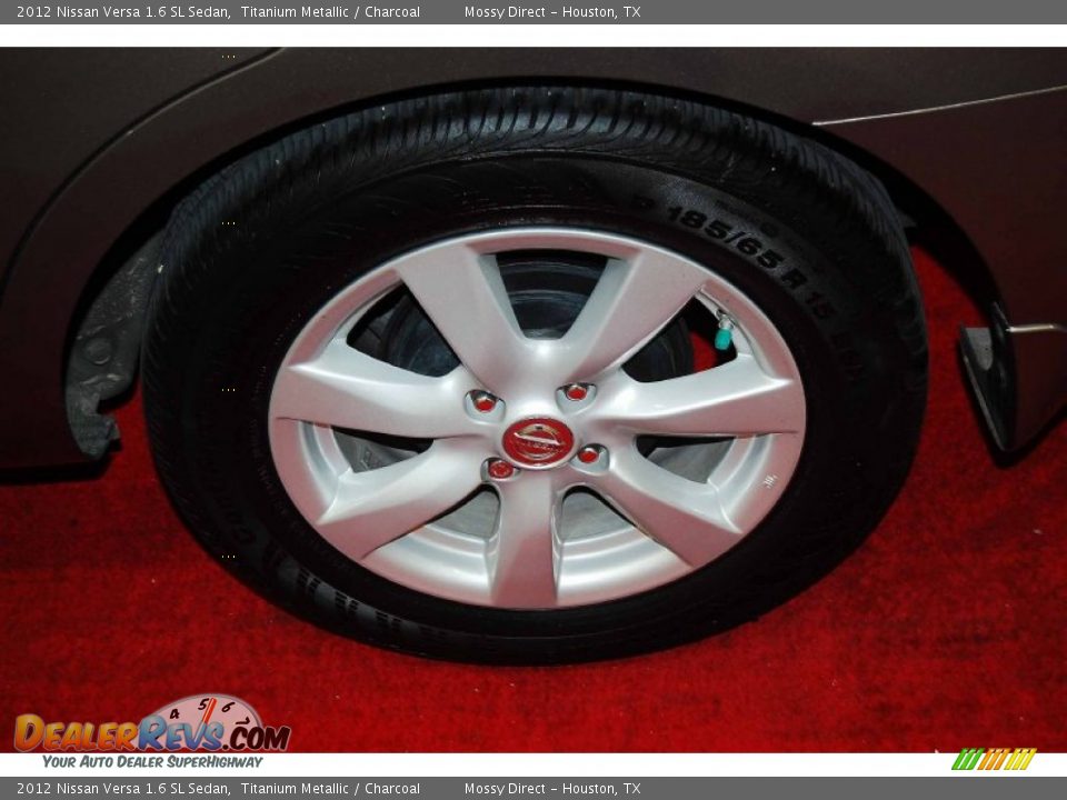 2012 Nissan Versa 1.6 SL Sedan Titanium Metallic / Charcoal Photo #8