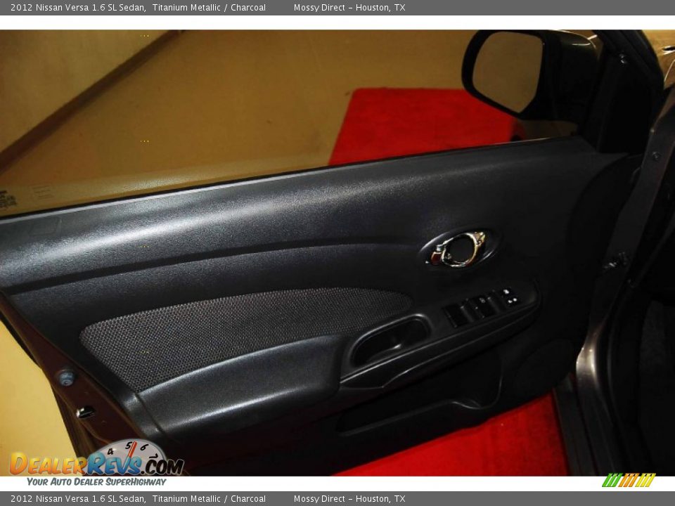 2012 Nissan Versa 1.6 SL Sedan Titanium Metallic / Charcoal Photo #9