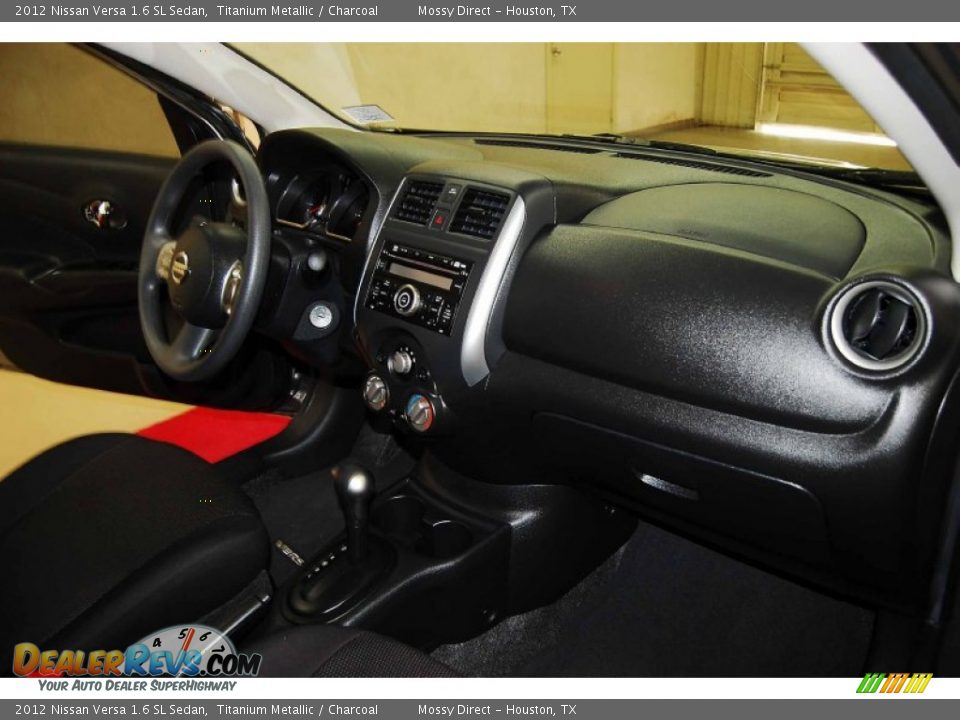 2012 Nissan Versa 1.6 SL Sedan Titanium Metallic / Charcoal Photo #20