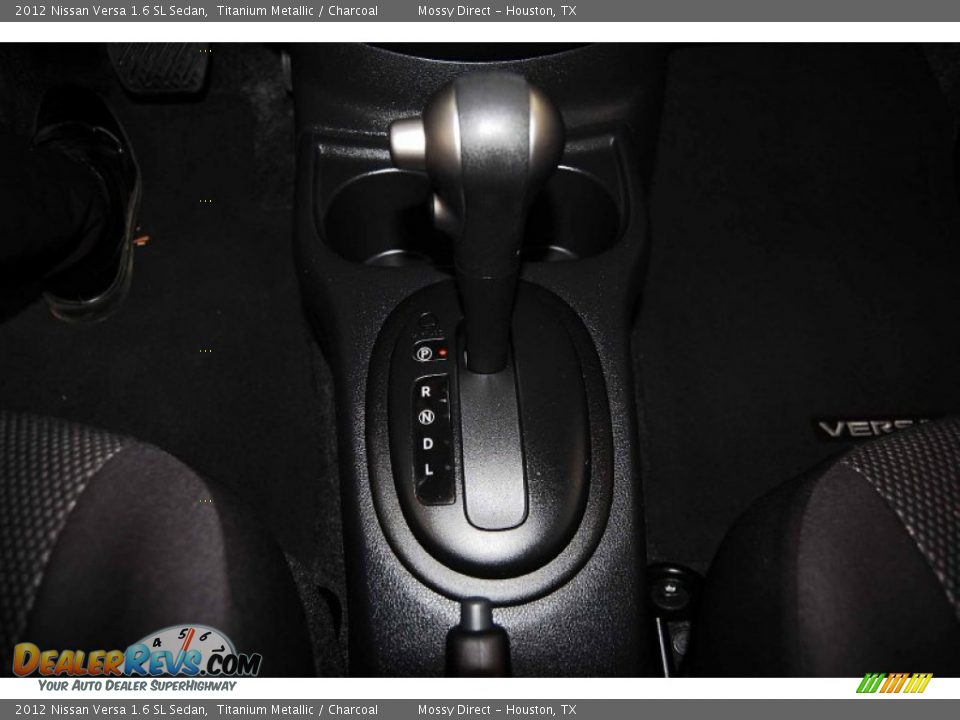 2012 Nissan Versa 1.6 SL Sedan Titanium Metallic / Charcoal Photo #21