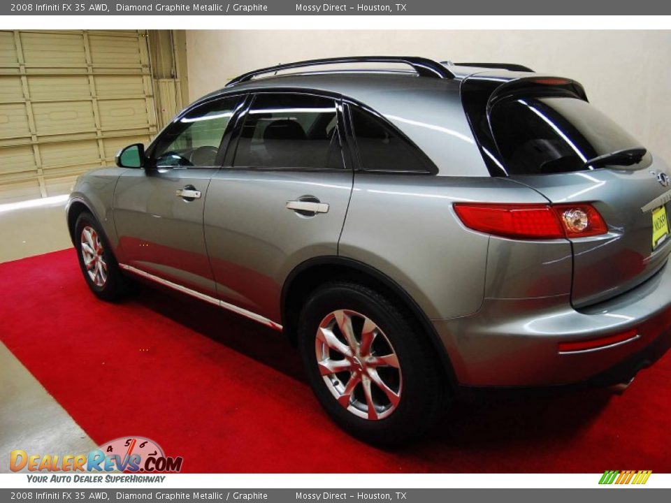 2008 Infiniti FX 35 AWD Diamond Graphite Metallic / Graphite Photo #4